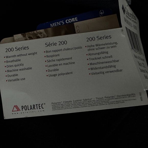 New Columbia Shoshone Polartec Vest Black Core Interchange Jacket Men's Size 2XL - Picture 8 of 13